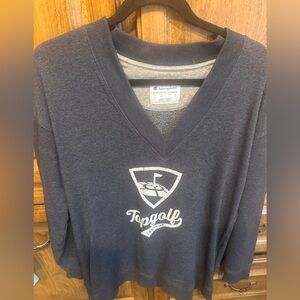 Champion Dark Grayish/Blue Topgolf Sweatshirt